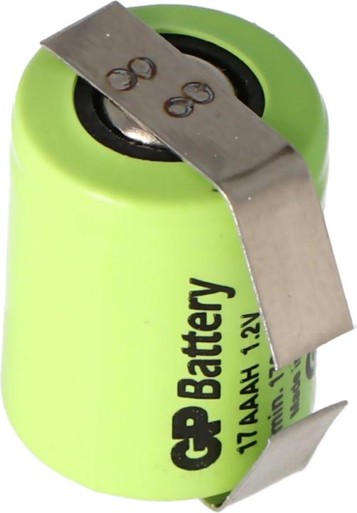 Actual product image GP Batteries Akku 1/3AAA Size 1/3 AAA mit Lötfahne U-Form (1 pcs., 170 mAh, Rechargeable battery)
