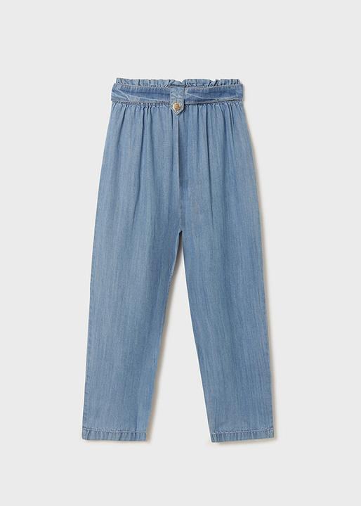 Actual product image MAYORAL Cropped trousers with bow in Tencel / Lyocell (128)