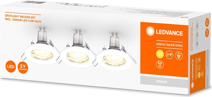 Produktbild Ledvance Recess (230 lm, GU10)