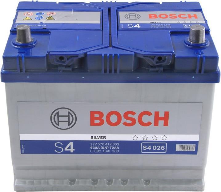 Produktbild Bosch Automotive S4 026 (12 V, 70 Ah, 630 A)