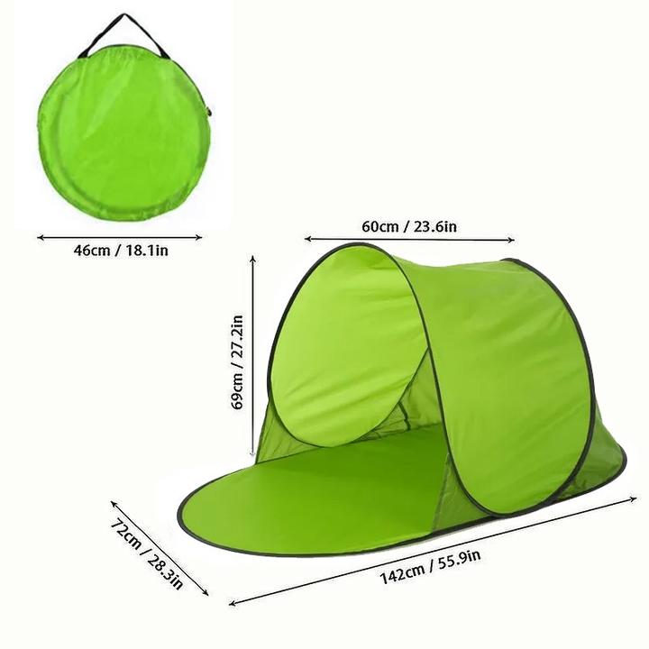 Produktbild ASMI Pop Up Strandzelt mit UV-Schutz (Strandzelt + Strandmuschel)