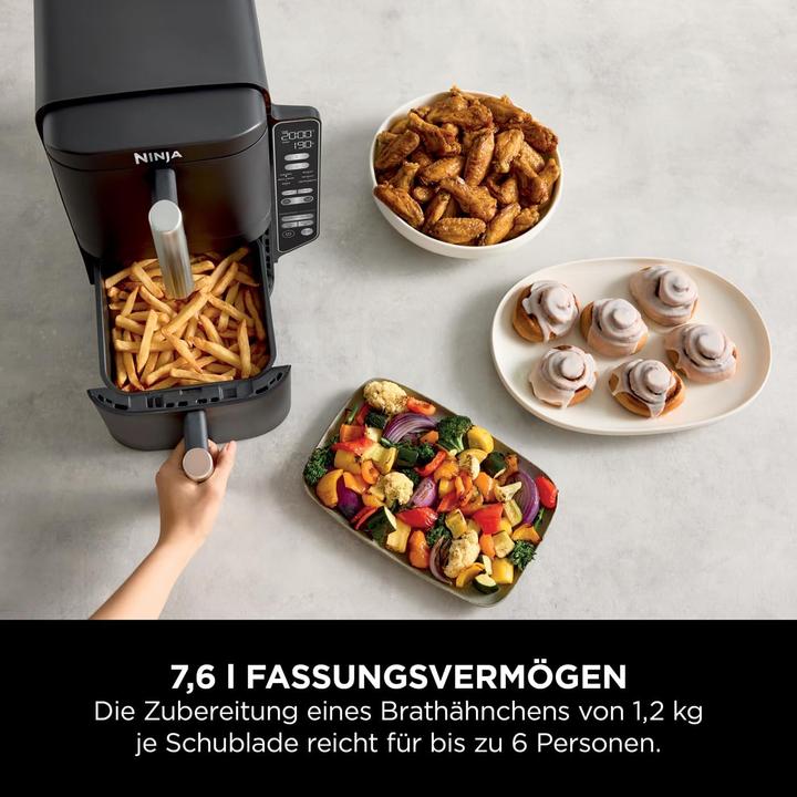 Image du produit Ninja Friteuse à air chaud Double Stack, 7,6 L