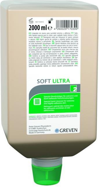 Immagine prodotto PGP Detergente per mani SOFT ULTRA New 2l Variobottle w.olive core m. (Sapone liquido, 2000 ml)