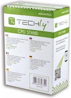 Produktbild Techly Systemschrankhalterung - Schwarz
