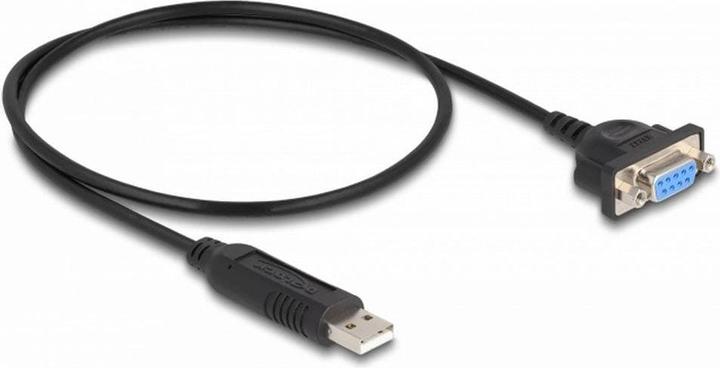 Actual product image Delock USB 2.0 to Serial RS-232 Adapter with Compact Serial (0.50 m)