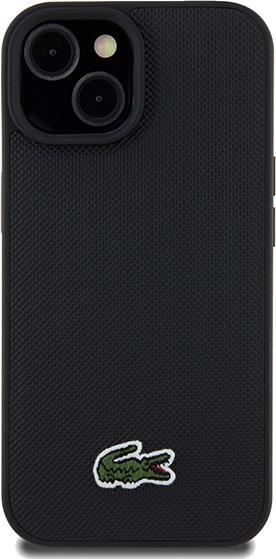 Produktbild Lacoste LCHMP15SPVCK iPhone 15 / 14 / 13 6.1" czarny/black hardcase Iconic Petit Pique MagSafe (Apple iPhone 14, Apple iPhone 15, Apple iPhone 13)