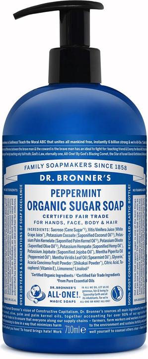 Produktbild Dr. Bronner's Sugar Soap (Flüssigseife, 710 ml)