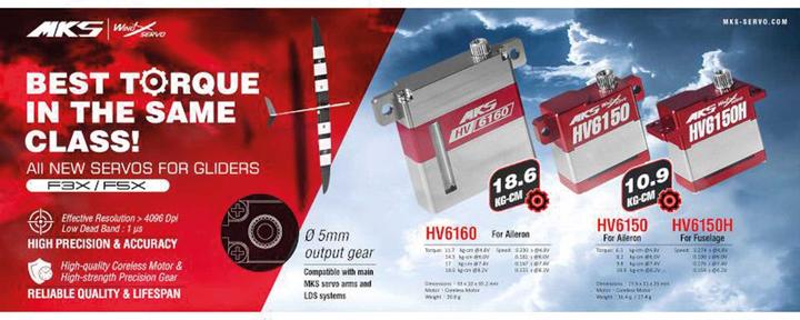Productafbeelding Mks HV6150 Digitale Servo "Vleugelservo" F3X/F5X...