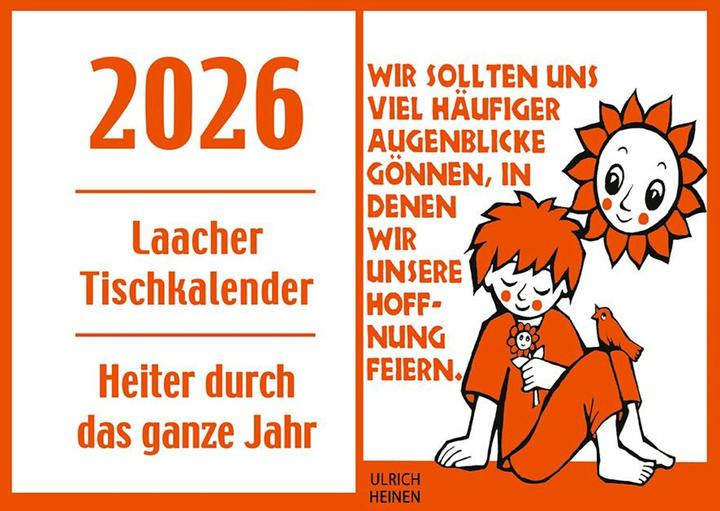 Laacher Tischkalender Heiter durch das Jahr 2026 (Harter Einband, Deutsch)