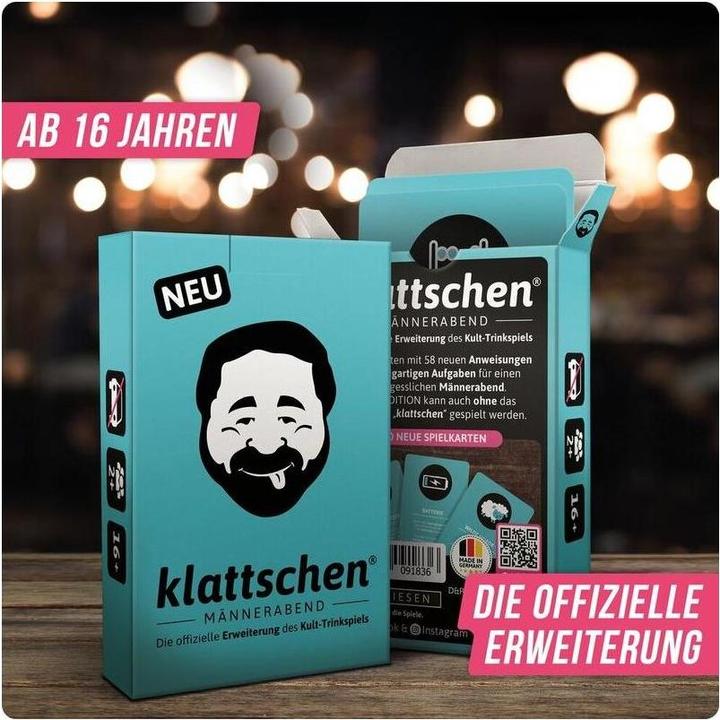 Actual product image Denkriesen klattschen® -MÄNNERABEND - The official extension of the cult drinking game