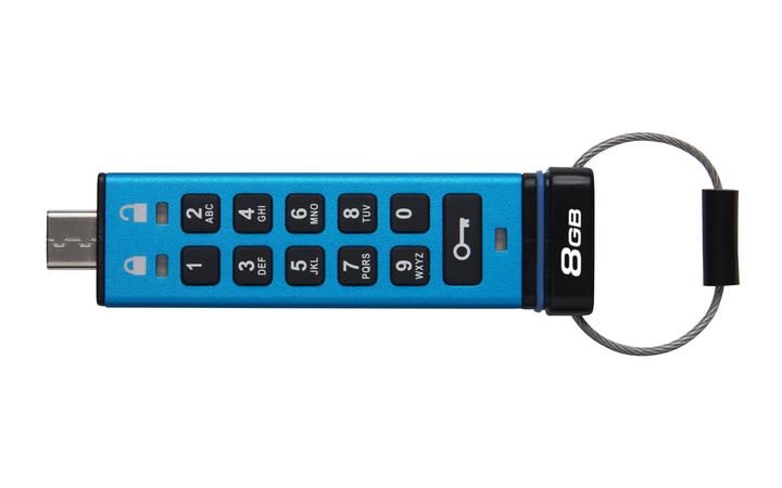 Actual product image Kingston IronKey Keypad 200C (8 GB, USB-C)