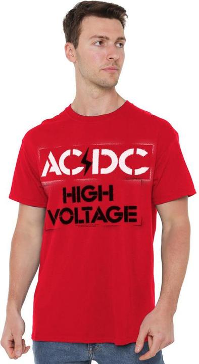 Immagine prodotto AC/DC High Voltage Maglietta Stencil Uomo (XL)