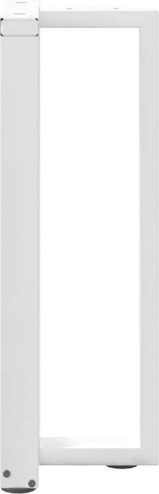 Actual product image VidaXL Coffee table legs T-shape 2 pcs. White 70x25x(30-31) cm Steel table leg