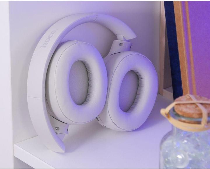 Produktbild Hoco Wireless headphones wireless headphones bluetooth ANC W54 gray (ANC, 22 h, Kabellos)
