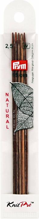 Produktbild Prym Strumpfstricknadeln farbig 15 cm 2,50 mm 5 St