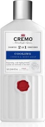 Actual product image Cremo Citrus & Mint Leaf 2in1 Cooling Shampoo for Men - 473 ml (473.59 ml, Liquid shampoo)