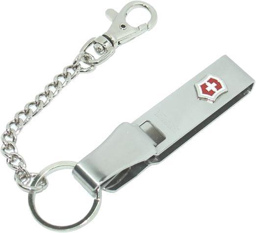 Victorinox Belt pendant with snap hook and chain 4.1859