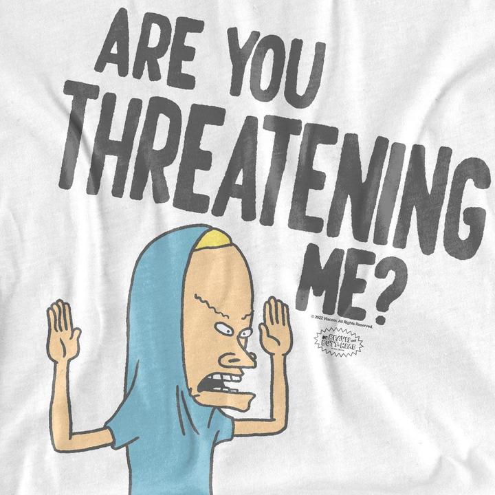 Produktbild Universal Textiles Are You Threatening Me? TShirt (XL)