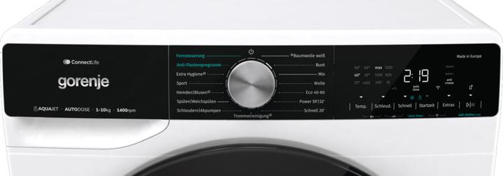 Immagine prodotto Gorenje WNS14A4ATS Waschmaschine Frontlader 60 cm (10 kg, A sinistra, Spina UE)