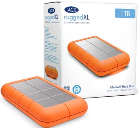 Produktbild LaCie RUGGED XL Mobile Drive (1 TB)