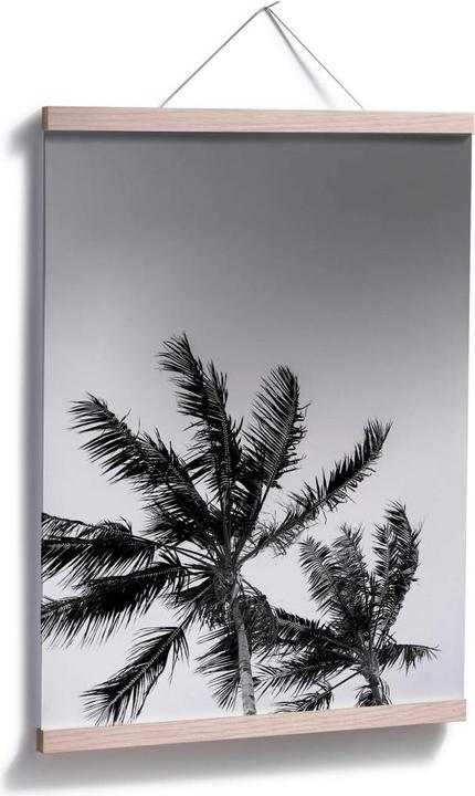 Actual product image Trenddeko Palm trees in storm (40 x 50 cm)