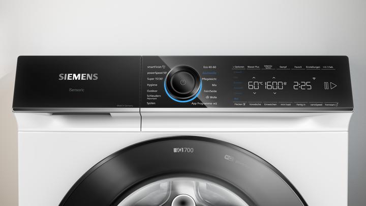 Actual product image Siemens iQ700, Washing machine, front loader, 9 kg, 1600 rpm, WG46B2071 (9 kg, Left)
