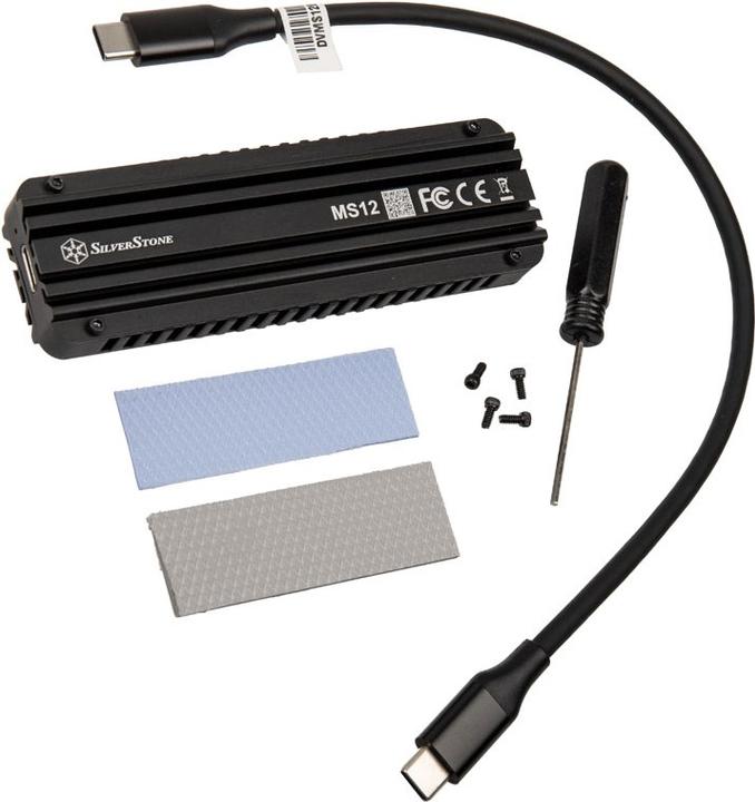 Actual product image Silverstone MS12 (M.2 2280, M.2 2260, M.2 2242)