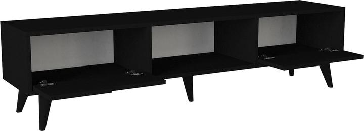 Image du produit En.Casa Fernsehschrank Kullila 160x35x40 cm Schwarz (160 x 35 x 40 cm)