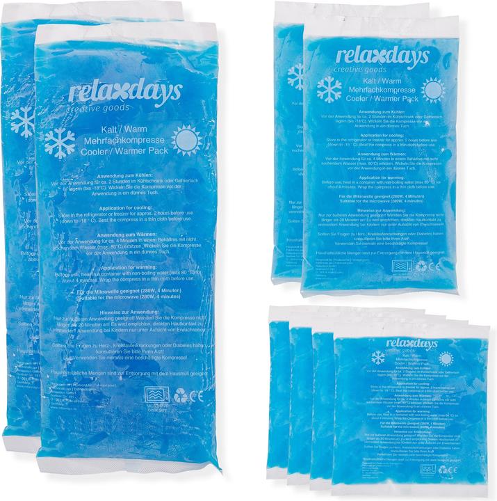 Produktbild Relaxdays Kühlpads (8 x, 1750 g)