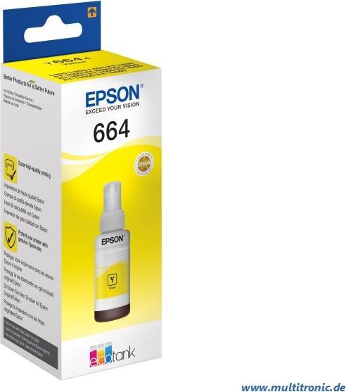Produktbild Epson 664 EcoTank-Tinte (Y)