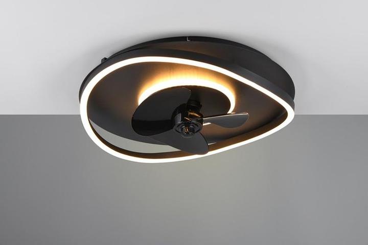 Image du produit RL live your light Reality Sortland - Fan - Black Matt - inkl. 1x SMD 30W