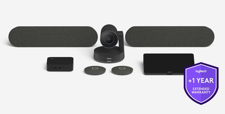 Actual product image Logitech 1Y extended warranty for large room solution with Tap and RallyPlus - N/A - WW (12 months, Postal warranty)
