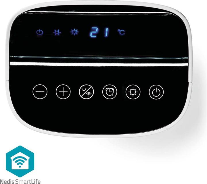 Actual product image Nedis SmartLife ceramic PTC fan heater | Wi-Fi | 2000 W | 2 heat settings | oscillation | display (2000 W)