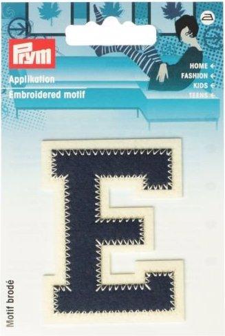 Immagine prodotto Prym Lettera di applicazione E, blu/ecru (1 x)