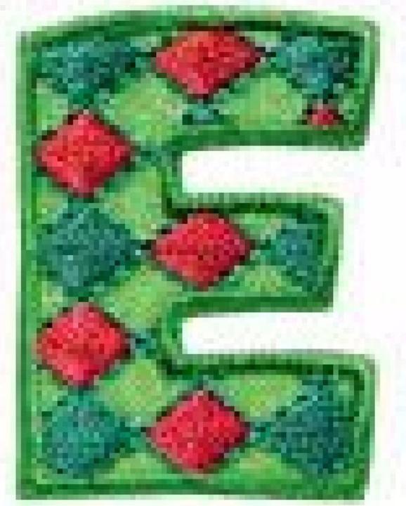 Image du produit Prym Application lettre E, vert/rouge