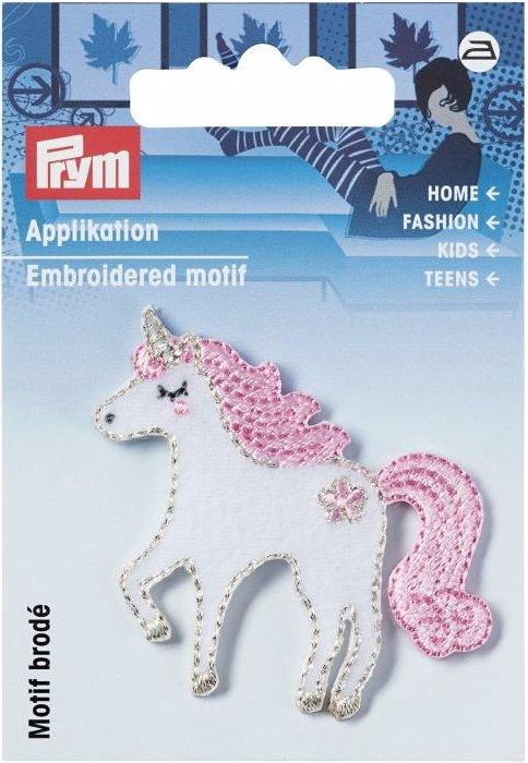 Image du produit Prym Application licorne, blanc/rose (1 x)