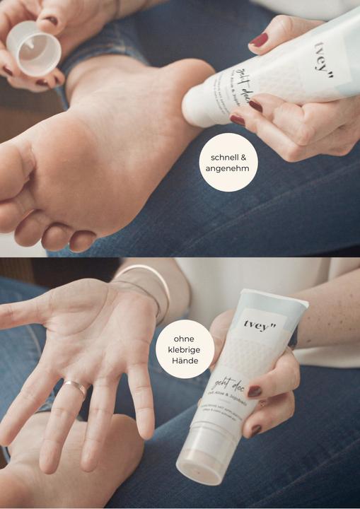 Immagine prodotto Tvey Crema piedi via e via 75 ml (Deodorante per piedi e polvere, 75 ml)