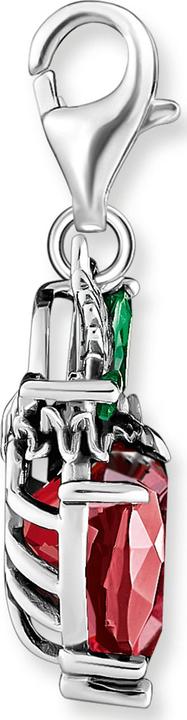 Image du produit Thomas Sabo Charm pendentif fraise argent (Avec pierre(s), Argent 925)