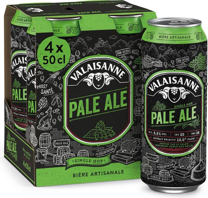 Valaisanne Bière Pale Ale (4 x 50 cl)