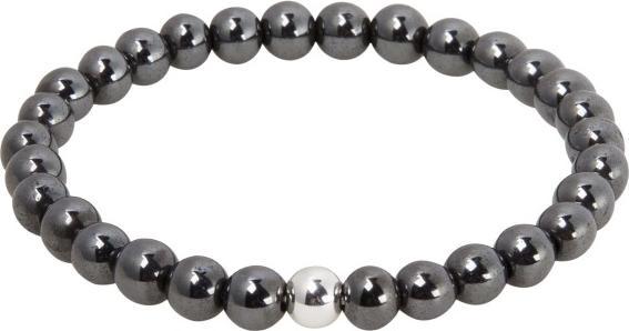 HCA Echtsteinarmband Stones of nature - Hämatit (17.50 cm, Hämatit)
