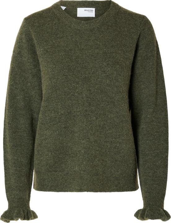 Produktbild Selected Femme Rüschenärmel Strickpullover (XL)
