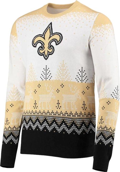 Foco NFL Ugly Sweater XMAS Strick Pullover New Orleans Saints - L (L)
