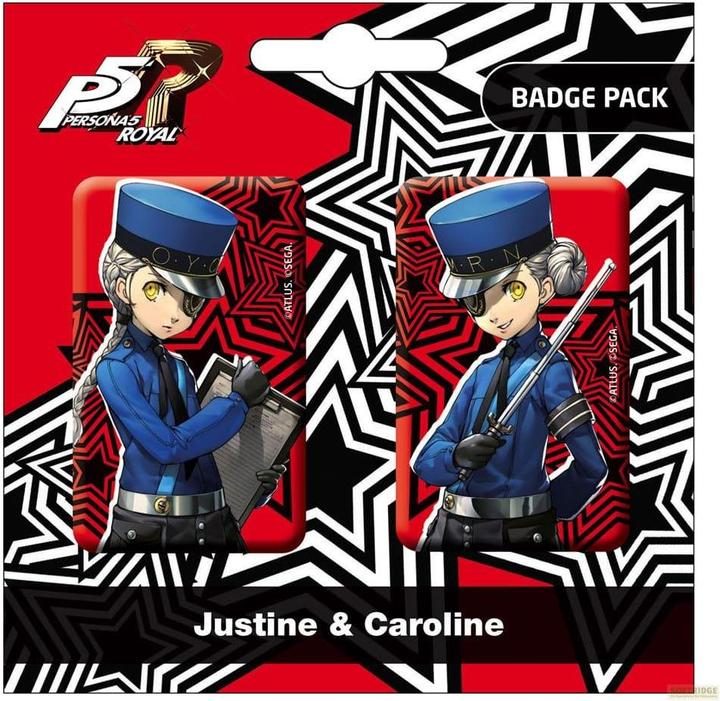 POPbuddies Persona 5 Royal Ansteck-Buttons Doppelpack Justine & Caroline