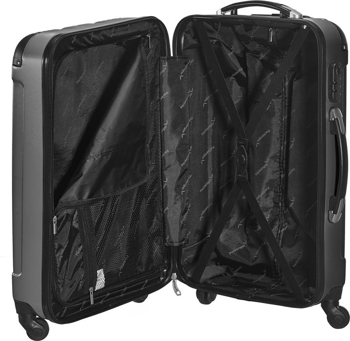 Produktbild Packenger Kofferset Goliath in Schwarz (94 l, M (50 - 90l), L (90 - 115l), XL (ab 115l))