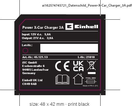 Produktbild Einhell Power X-Car Charger (18 V)