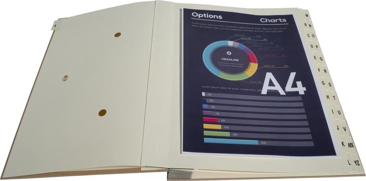 Produktbild Exacompta Ordnungsmappen mit Faltenrücke (A4, 64 x)