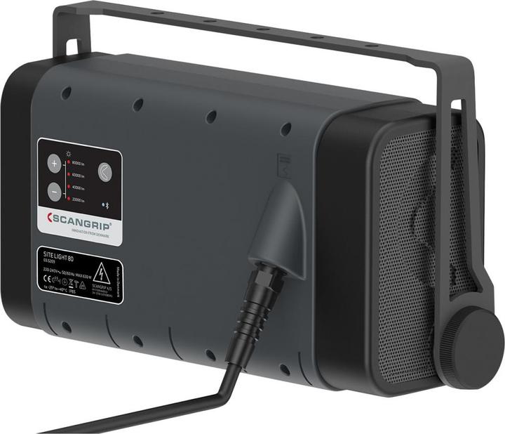 Actual product image Scangrip SITE LIGHT 60 LED construction floodlight, 10000 - 60000 lm, 630 W, Bluetooth (80000 lm)