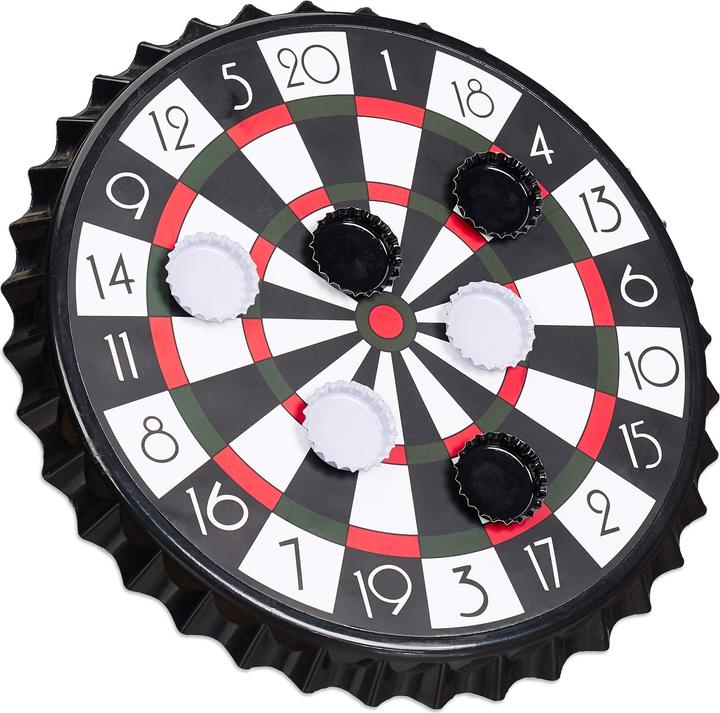 Produktbild Relaxdays Kronkorken Dartscheibe