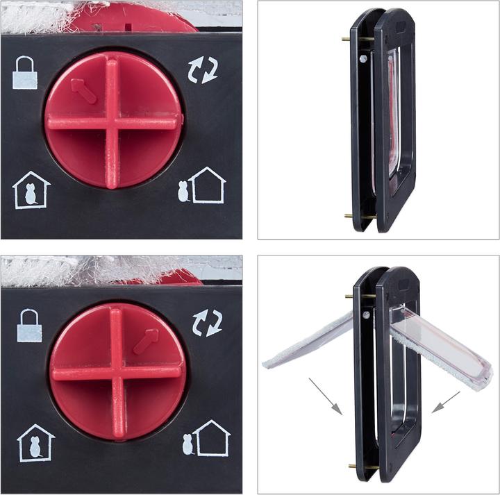 Produktbild Relaxdays Haustierklappe (Magnetische Katzenklappe)