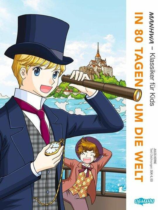 Actual product image MANHWA – Klassiker für Kids – In 80 Tagen um die Welt (German, Suk-IlEo, 2025)